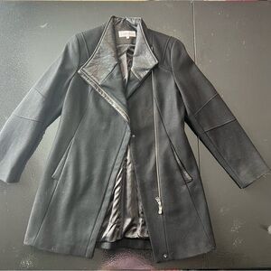 Calvin Klein Women’s Wool Coat Black  Medium